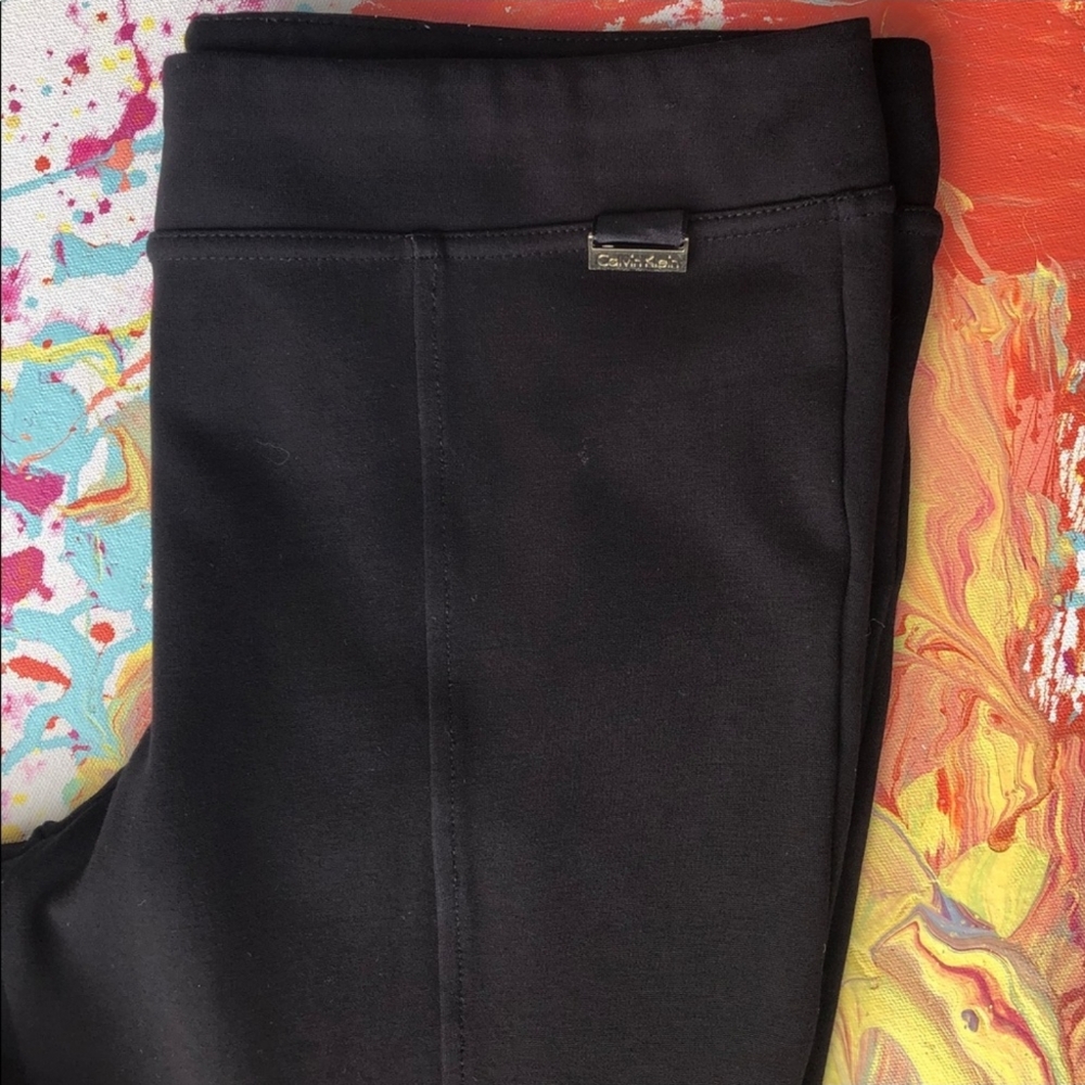 Calvin Klein Ankle Mid Rise Pants Medium Stretch - Picture 2 of 6